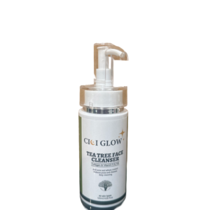 Cici Glow Tea Tree Face Cleanser with collagen, vitamin E, and hyaluronic acid (HA)